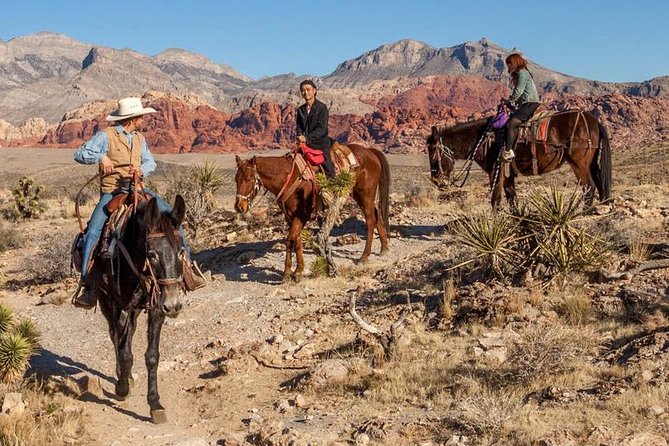2-Hour Horseback Riding through Red Rock Canyon - The morning pickup and ride to Red Rock Camp