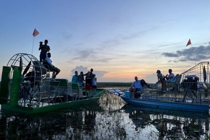 60 Minutes Small Group Everglades Airboat Ride in Miami - Boarding the classic Florida airboat