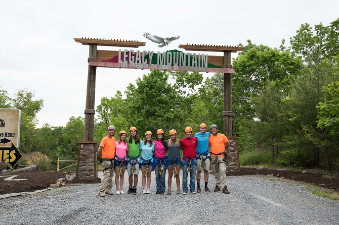 7-Line Zipline Experience in Sevierville - Your first safety briefing and ride up