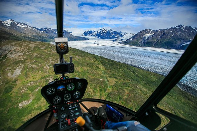 Alaska Helicopter and Glacier Dogsled Tour - ANCHORAGE AREA - Landing on Troublesome Glacier for the dogsled ride