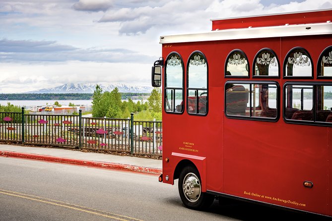 Anchorage Trolley Tour - Captain Cook Monument and Anchorage’s waterfront view