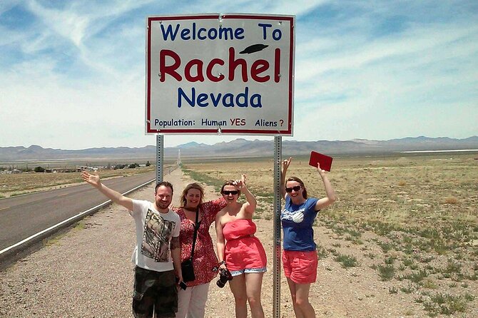 Area 51 Day Tour from Las Vegas with Alien and UFO Hotspots - Reaching the Area 51 gates