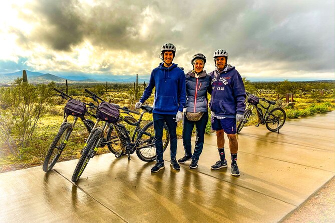 Arizona Desert Guided E-Bike Adventure - Mountain views from Black Mountain to the McDowells