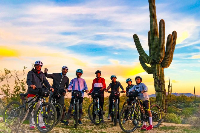 Arizona Desert Guided E-Bike Adventure - McDowell Sonoran Preserve views and route choices