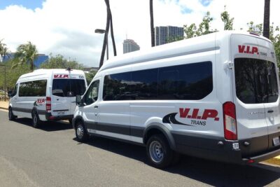 Arrival Transfer: Airport Shuttle Honolulu and Waikiki or Cruise Terminal