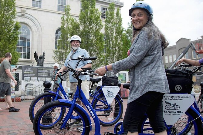 Asheville Historic Downtown Guided Electric Bike Tour with Scenic Views - Sunset Terrace and the Blue Ridge View