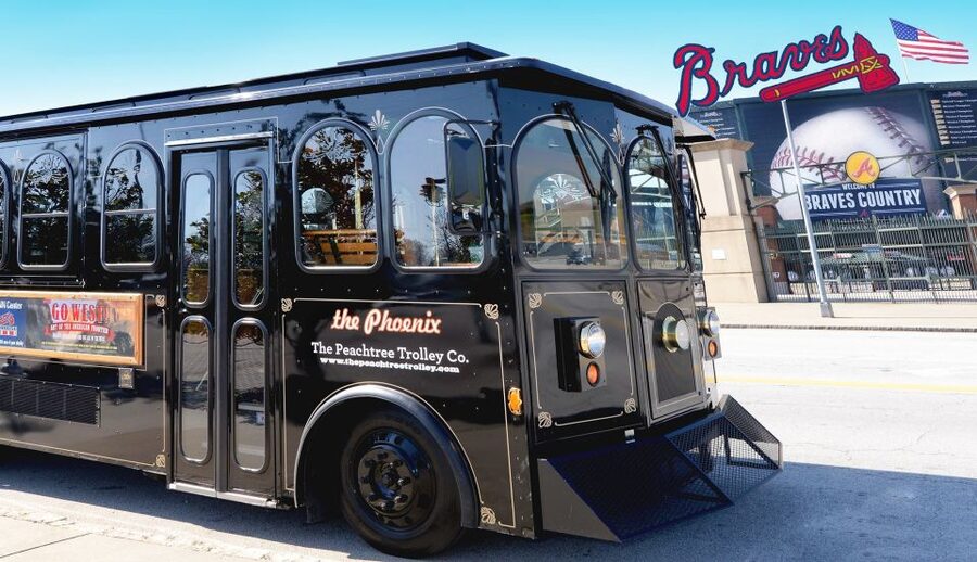 Atlanta: 1.5-Hour Highlight Trolley Tour - Boarding downtown at the Peachtree Street kiosk