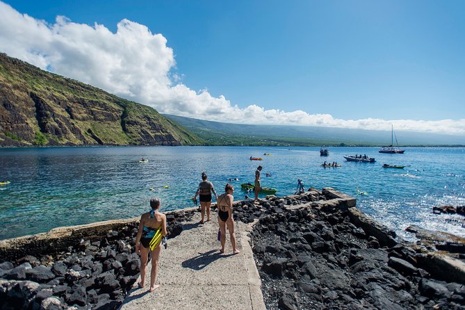 Big Island: Captain Cook Snorkel On A Power Catamaran With Lunch - Leaving Honokohau Marina on a Power Catamaran