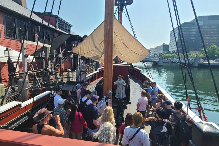 Boston: Boston Tea Party Ships and Museum Interactive Tour - The wraparound theater finale