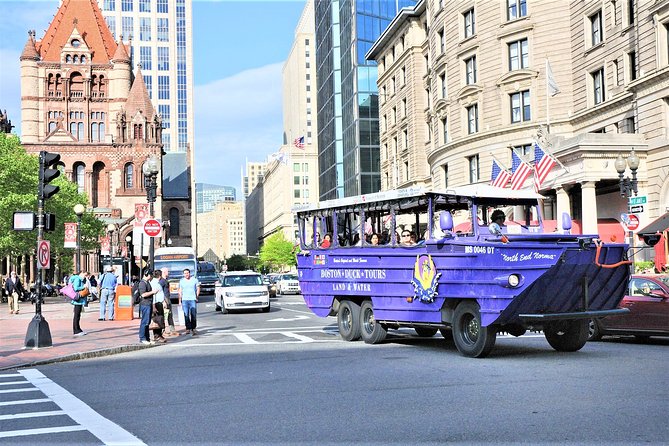 Boston Duck Boat Sightseeing City Tour with Cruise Along Charles River - Beacon Hill, the State House, and Boston’s colonial core