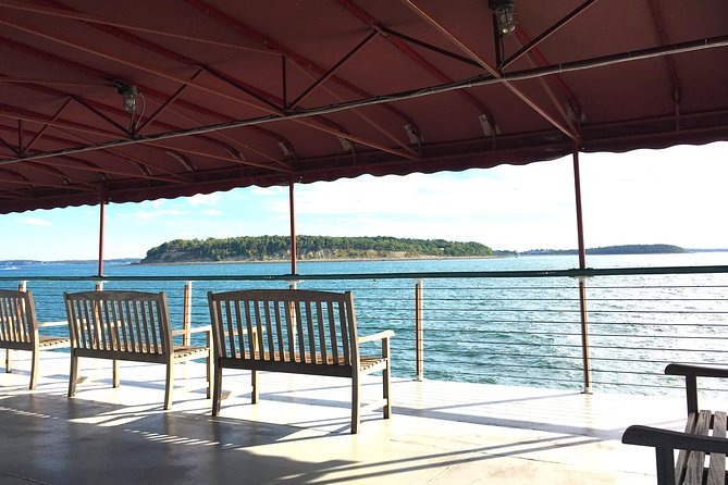 Boston Harbor Sunset Cruise - The bridge and waterfront views fill out the route