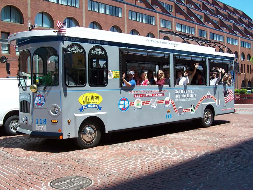 Boston: Hop-On, Hop-Off 20+ Stops Trolley Ticket - New England Aquarium, Harbor Views, and Quincy Market