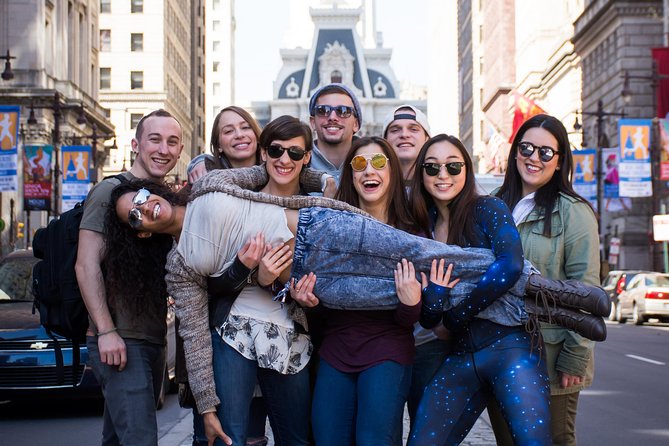 BYOB Historically Hilarious Trolley Tour of Philadelphia - The first stretch, from Chinatown to City Hall