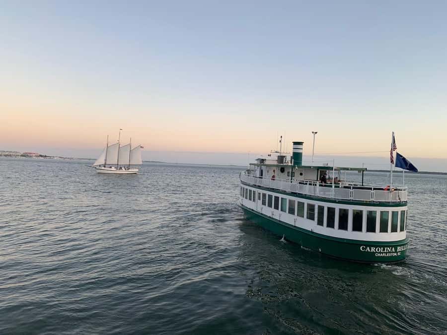 Charleston: Daytime or Sunset Historic Harbor Cruise - The Battery from the water