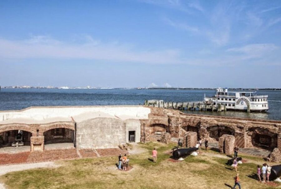 Charleston: Fort Sumter Entry Ticket with Roundtrip Ferry - Arriving at Fort Sumter