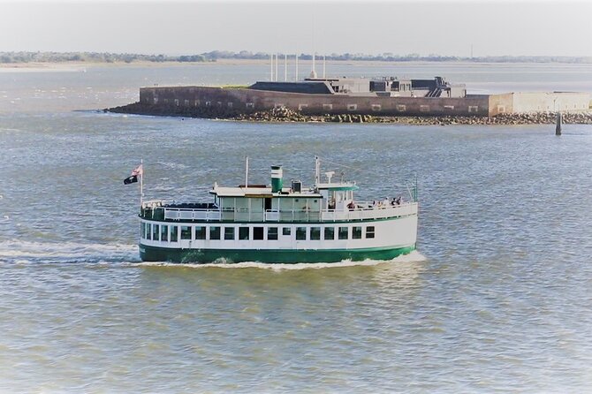 Charleston Harbor History Day-Time or Sunset Boat Cruise - Fort Moultrie and Fort Johnson from the river
