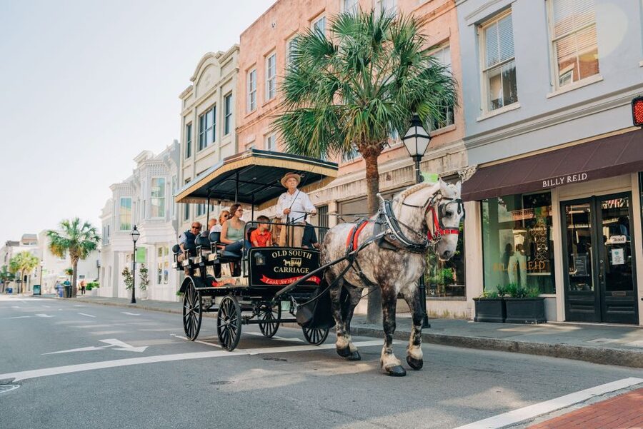 Charleston: Historical Downtown Tour by Horse-drawn Carriage - Starting at Old South Carriage Co near the Old City Market