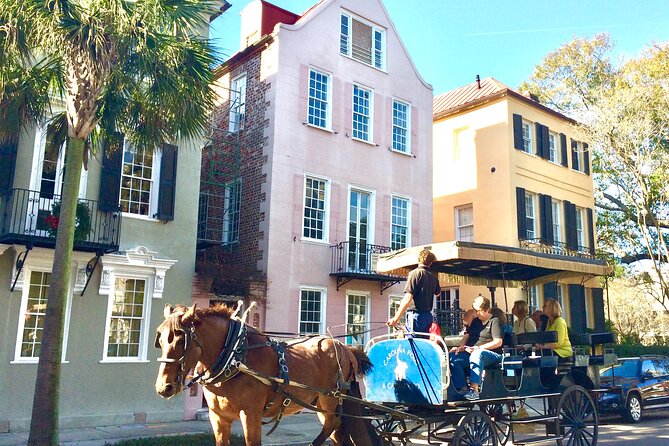 Charleston Horse & Carriage Historic Sightseeing Tour - Rainbow Row and the city’s colorful streets