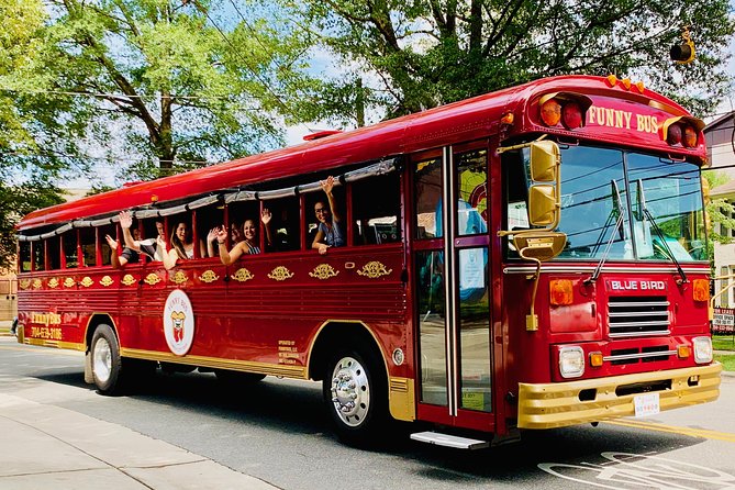 Charlotte FUNNY Historical Comedy City BUS Tour - Starting at 1st Ward Park beside the light rail