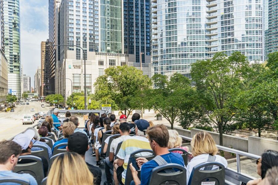 Chicago: Hop-on Hop-off Sightseeing Tour by Open-top Bus - Starting at 98 East Wacker Drive