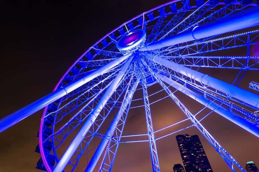 Chicago: Navy Pier Centennial Wheel Ticket - Chicago, Lake Michigan, and the River Mouth