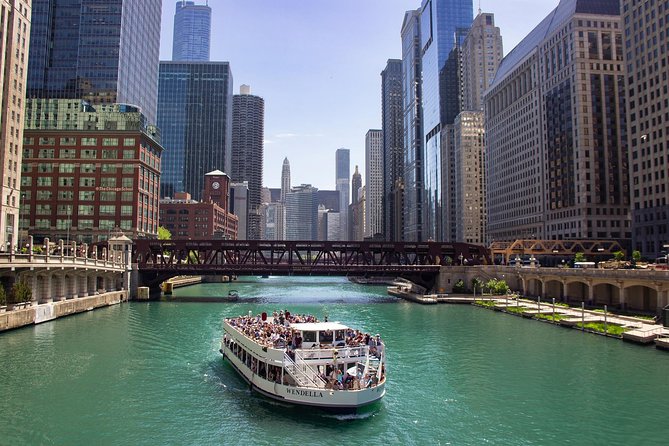 Chicago River 90-Minute Architecture Tour - The Chicago Riverwalk from the water