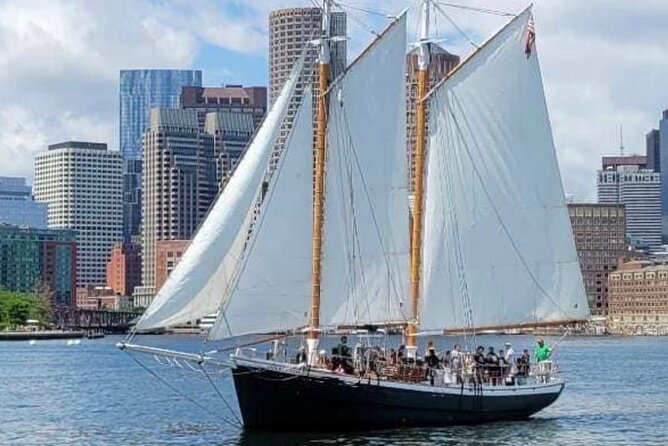 Classic Tall Ship Cruise in Boston Harbor - Boston skyline views from the harbor