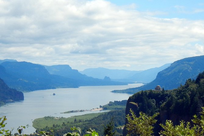Columbia River Gorge Waterfalls & Mt Hood Tour from Portland, OR - Latourell Falls brings you close to the basalt cliffs