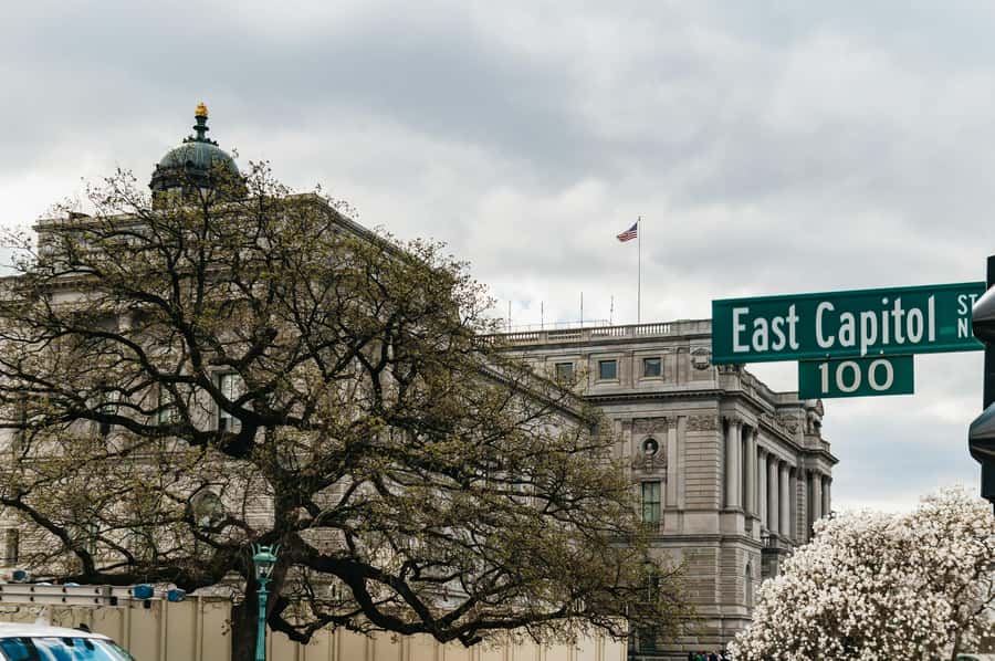 DC: Capitol Hill and Library of Congress Tour with Tickets - Capitol photos, Senate offices, and the House Triangle