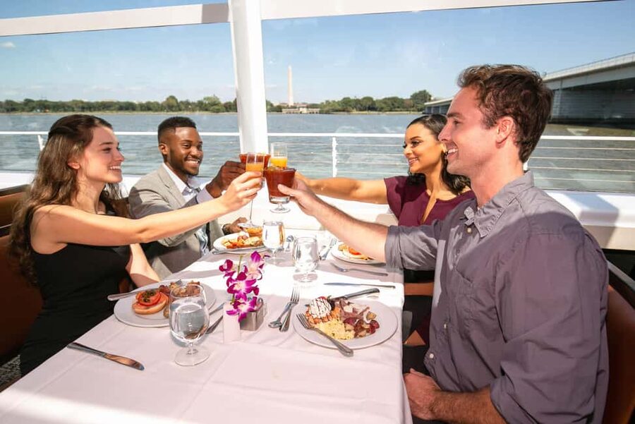 DC: City Cruises Gourmet Brunch, Lunch, or Dinner Cruise - Food, service, and the atmosphere onboard
