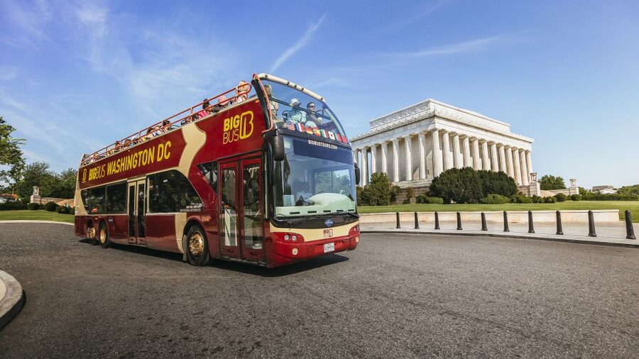 DC: Hop-on Hop-off Tour by Open-top Bus with 17 Stops - The Wharf and Arlington add useful variety
