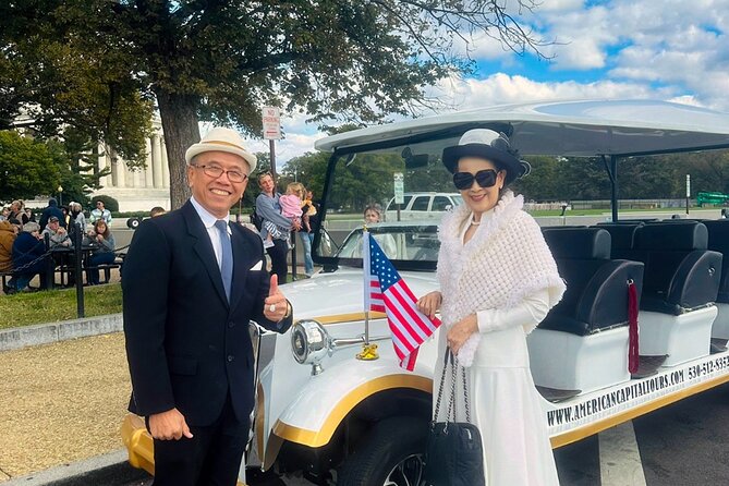 DC Monuments & History Guided E-Cart Tour-Blankets - The White House and Pennsylvania Avenue
