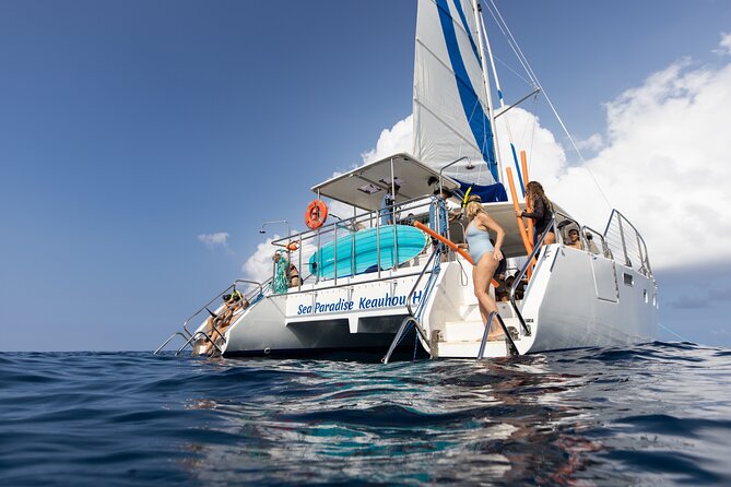 Deluxe Sail & Snorkel to the Captain Cook Monument - Food that makes the morning easier