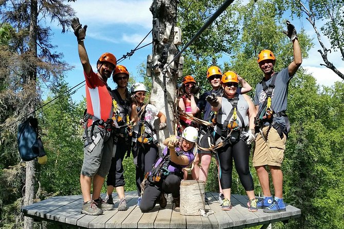 Denali Zipline Tour in Talkeetna, AK - Denali, the Alaska Range, and two broad valleys