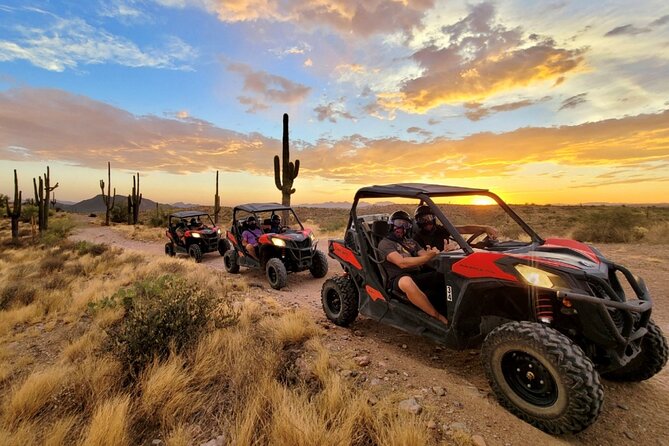 Desert Off-Road UTV Tour, 2 hours, 2 people per vehicle - Leaving Scottsdale for the Four Peaks trailhead