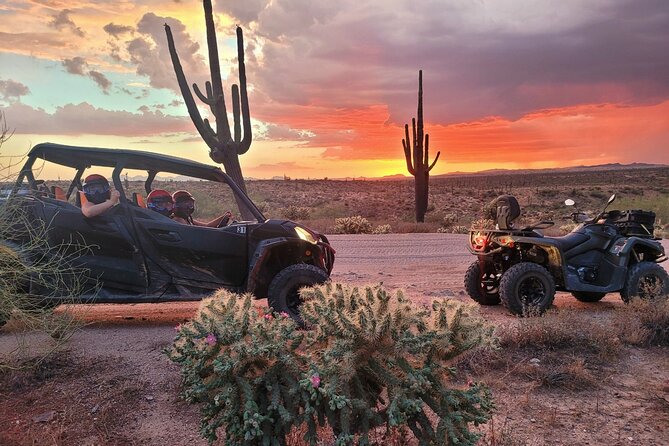 Desert Off-Road UTV Tour, 2 hours, 2 people per vehicle - Getting suited up before the engines start