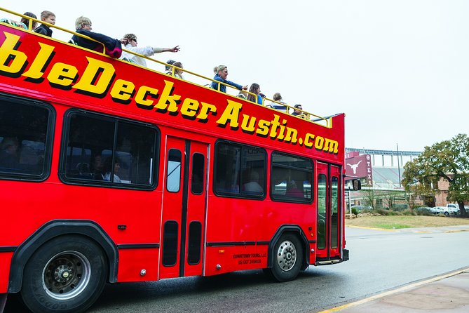 Double Decker Austin Single Loop Sightseeing Tour - The downtown loop, from 6th Street to the Driskill
