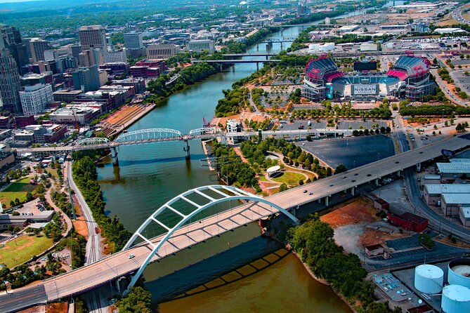 Downtown Nashville Helicopter Tour - Broadway and Tootsie’s from the air
