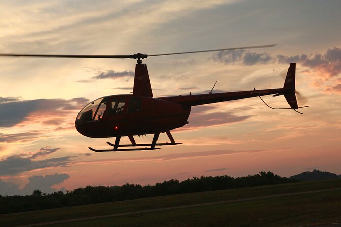 Downtown Nashville Helicopter Tour - The skyline, river, and Tennessee State Capitol
