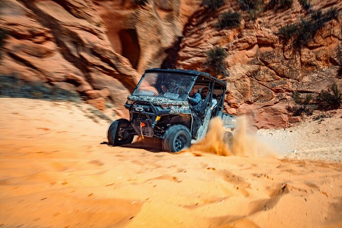 East Zion Canyoneering: Elkheart Canyon & UTV Tour - Starting in Orderville and heading toward the canyon
