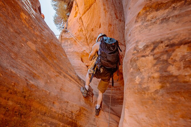 East Zion: Coral Sands Half-day Canyoneering Tour - Rappelling up to 100 feet