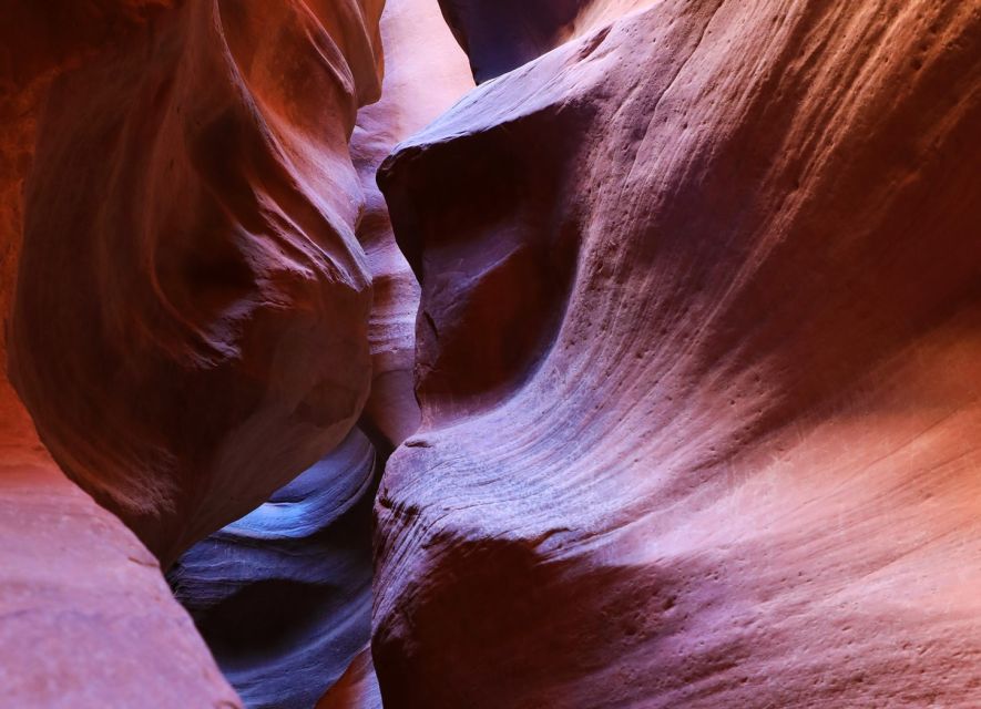 East Zion: Crimson Slot Canyon Exploration and UTV Tour - Water, weather, and the alternate canyon