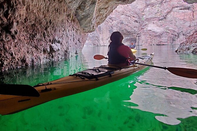 Emerald Cave Kayak Tour with Lunch & Las Vegas Shuttle Option - From casino lights to Willow Beach