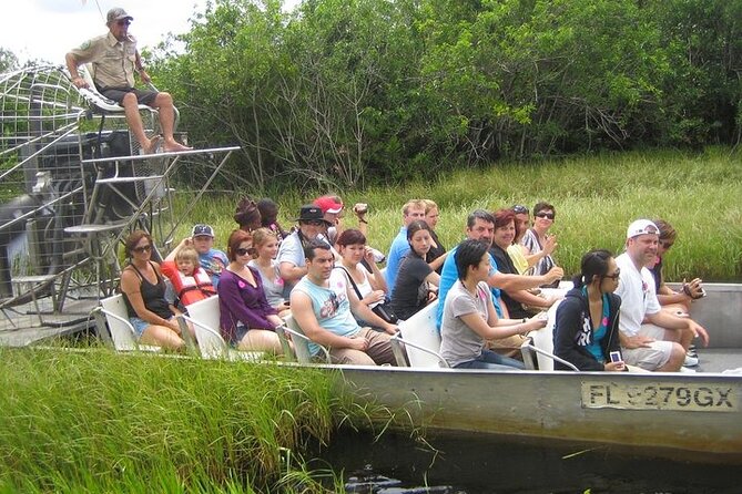 Everglades Airboat Tour from Fort Lauderdale with transportation - The alligator presentation adds a second viewpoint