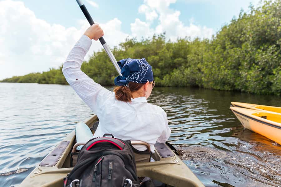 Everglades National Park: Mangrove Tunnel Kayak Eco-Tour - Entering the park by kayak