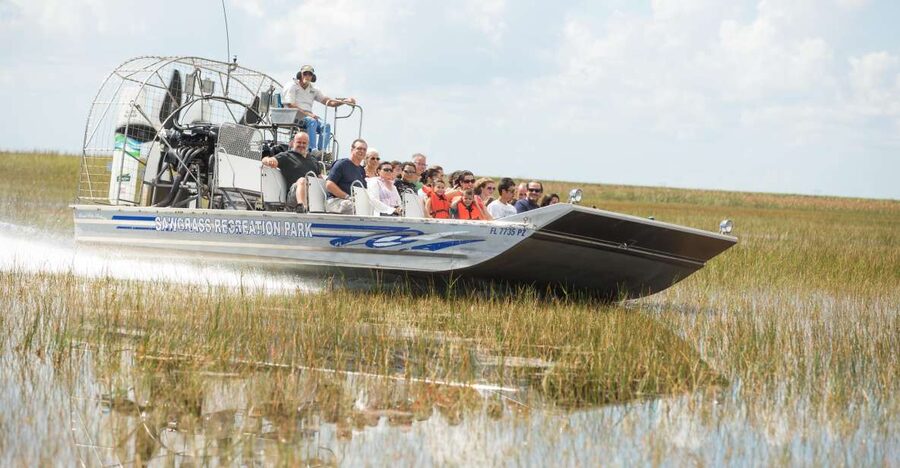 Everglades: Sawgrass Park Day Time Airboat Tour & Exhibits - What the airboat feels like in practice