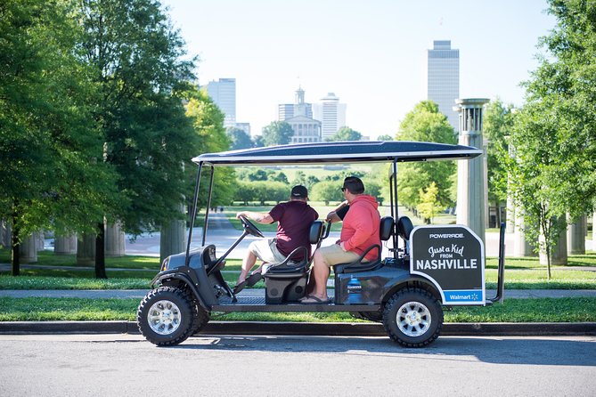 Explore the City of Nashville Sightseeing Tour by Golf Cart - Music Row, The Gulch, and Marathon Village