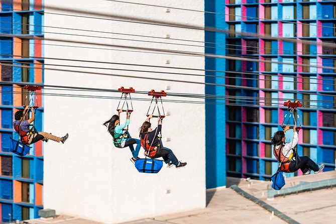 Fly LINQ Zipline at The LINQ Promenade in Las Vegas - From the Strip to the 144-foot launch tower