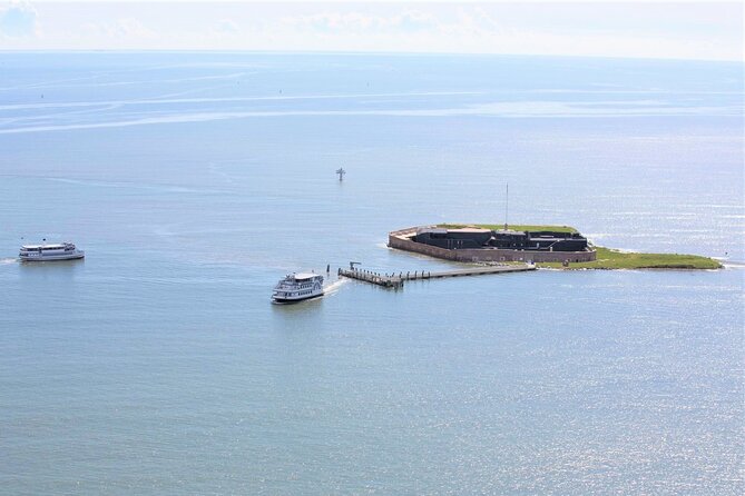 Fort Sumter Admission and Self-Guided Tour with Roundtrip Ferry - Stairs, restrooms, and weather concerns