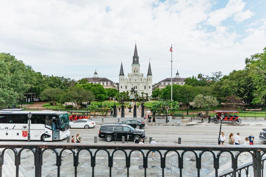 French Quarter Walking and Storytelling Tour - St. Louis Cathedral and Jackson Square